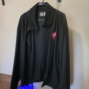 XXL Fleece Zipped Sweater - Nebraska Husker Logo